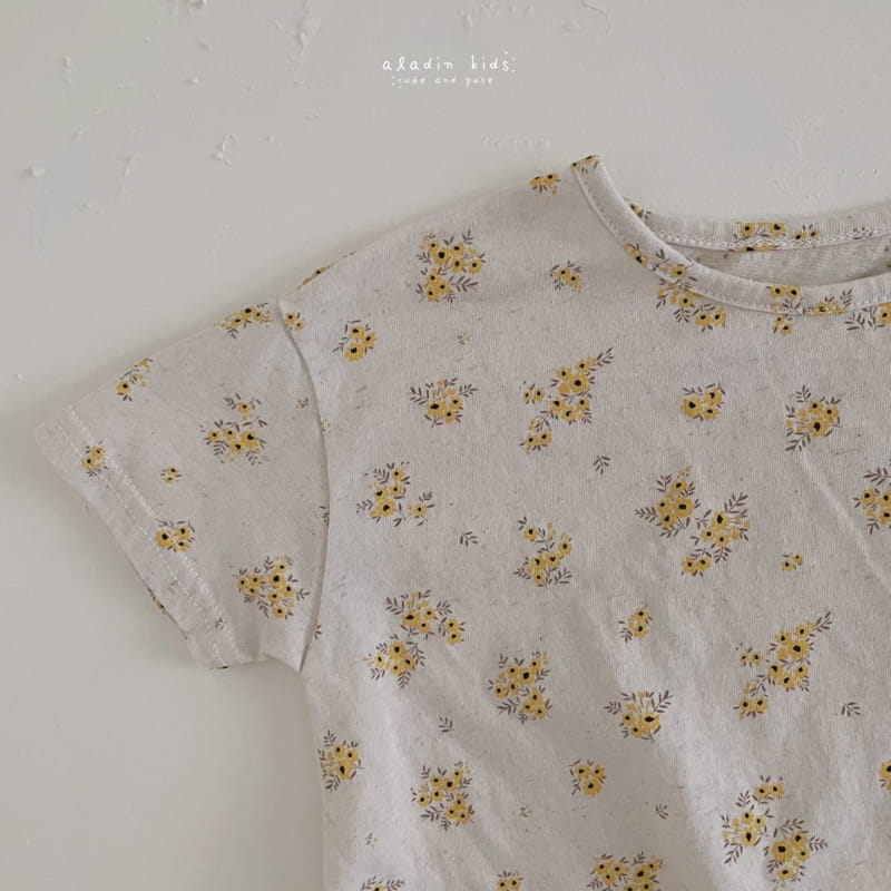 ALADIN - Korean Children Fashion - #Kfashion4kids - Dot Flower Tee - 10