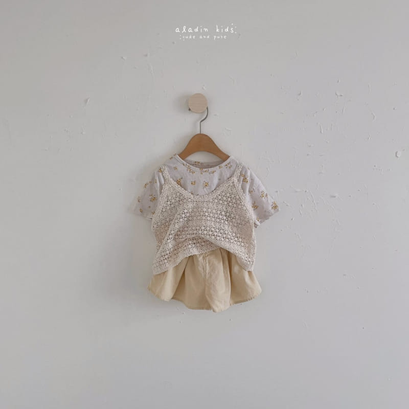 ALADIN - Korean Children Fashion - #Kfashion4kids - Dot Flower Tee - 4