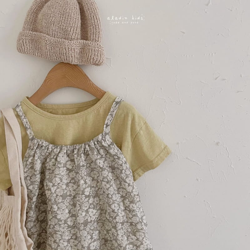 ALADIN - Korean Children Fashion - #Kfashion4kids - Linen Check Overall - 4