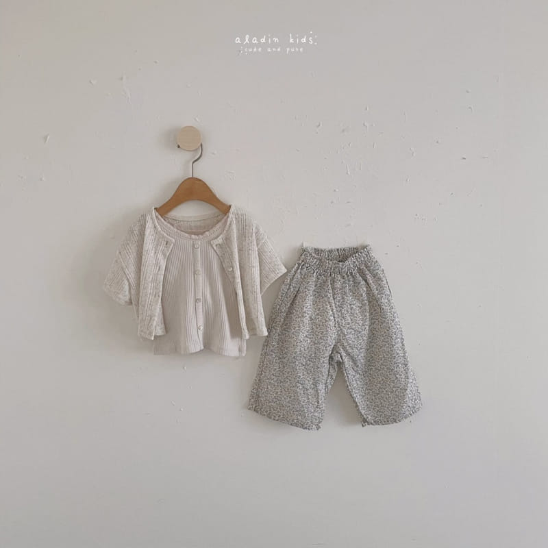 ALADIN - Korean Children Fashion - #Kfashion4kids - Linen Knit Cardigan - 3