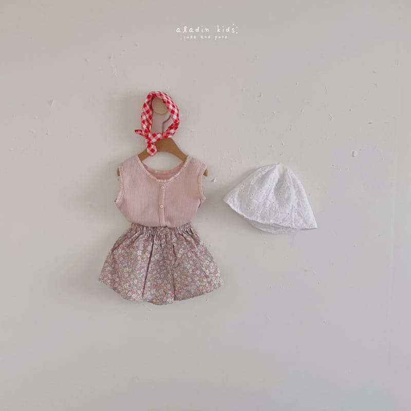 ALADIN - Korean Children Fashion - #Kfashion4kids - Lace Rib Sleeveless - 4