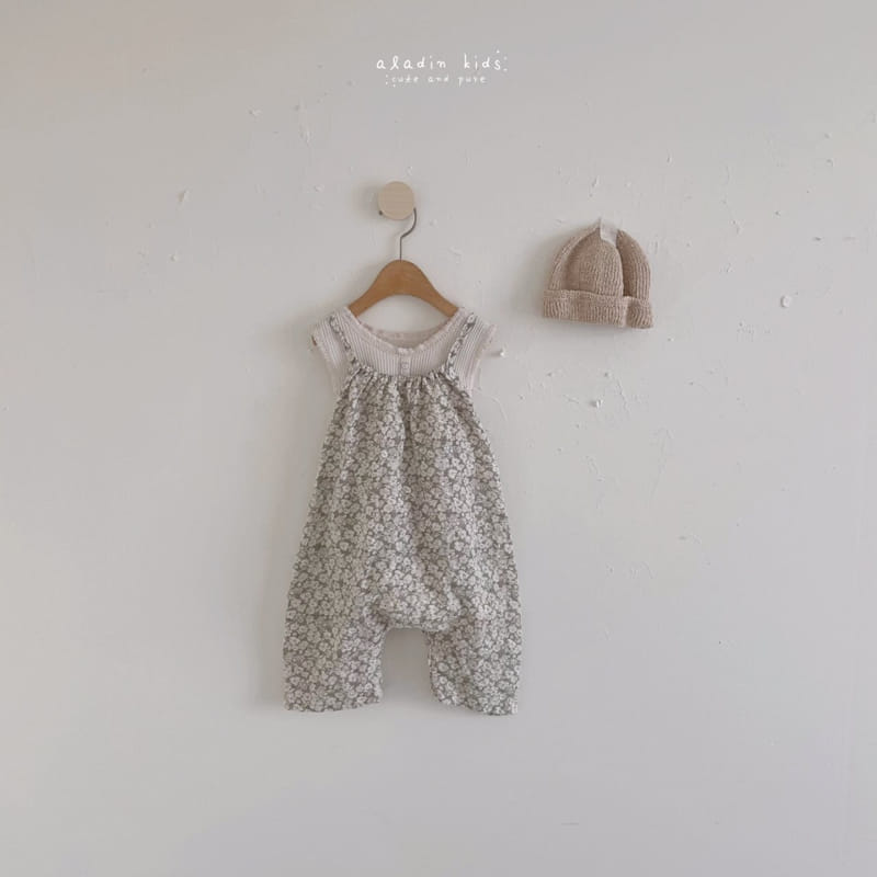 ALADIN - Korean Children Fashion - #Kfashion4kids - Lace Rib Sleeveless - 6