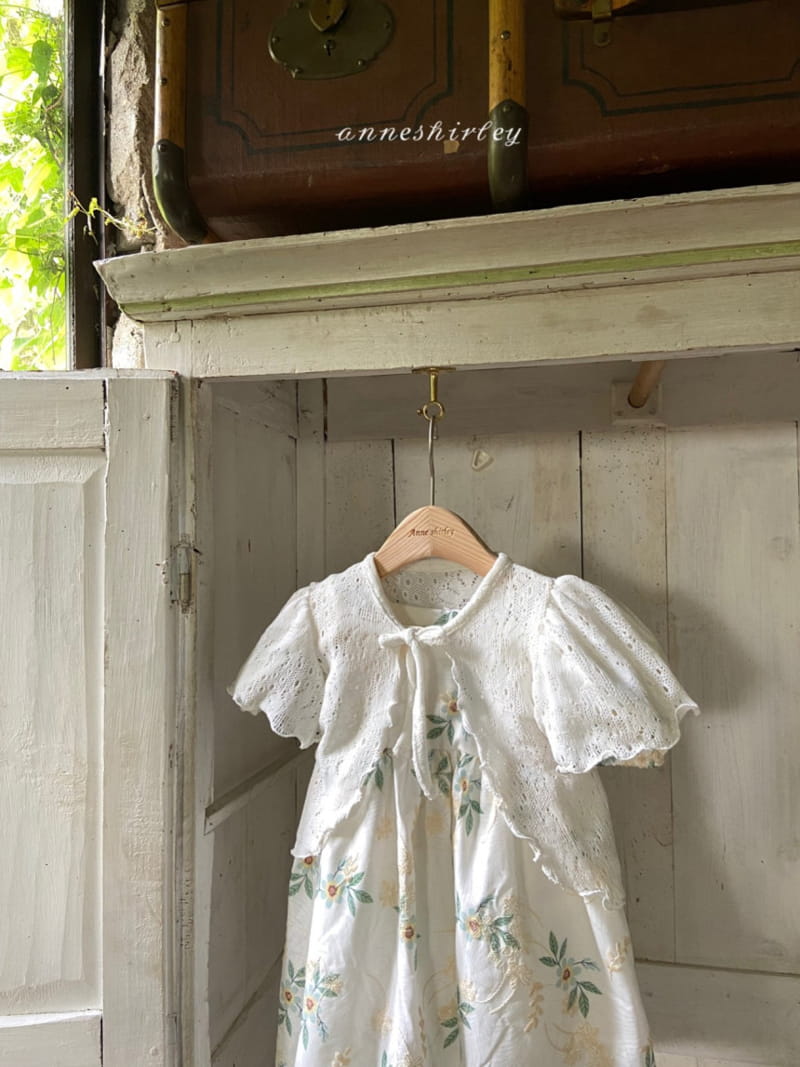 ANNE SHIRLEY - Korean Children Fashion - #Kfashion4kids - Sand Lace Knit Cardigan - 6