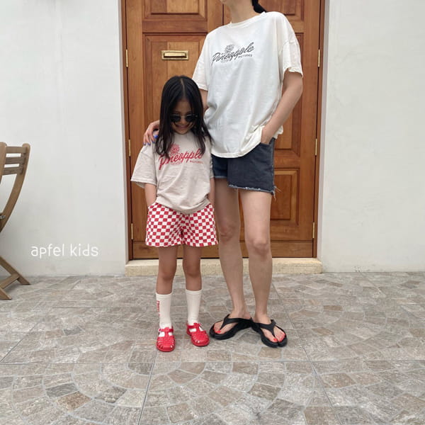 APFEL - Korean Children Fashion - #Kfashion4kids - Mom Pineaplle Tee - 5