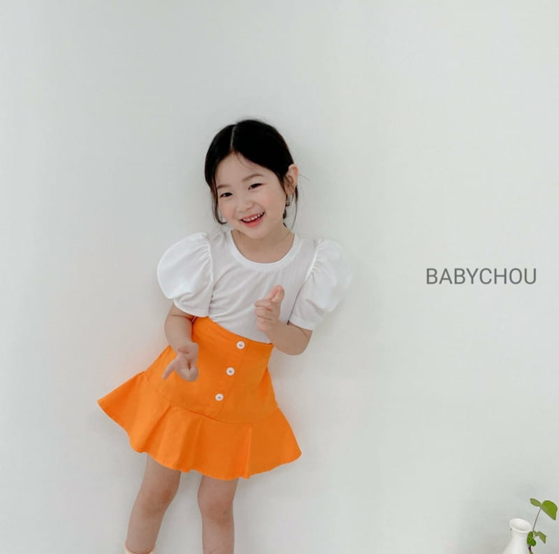 BABYCHOU - Korean Children Fashion - #Kfashion4kids - Fansy Puff Tee