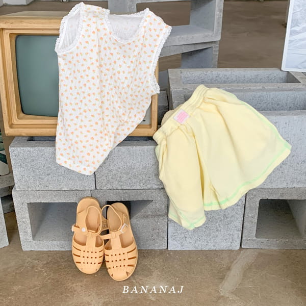 BANANA J - Korean Children Fashion - #Kfashion4kids - Lace Flower Sleeveless - 9