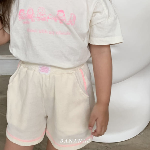 BANANA J - Korean Children Fashion - #Kfashion4kids - Waffle Shorts