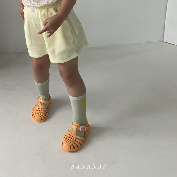 BANANA J - Korean Children Fashion - #Kfashion4kids - Waffle Shorts - 3
