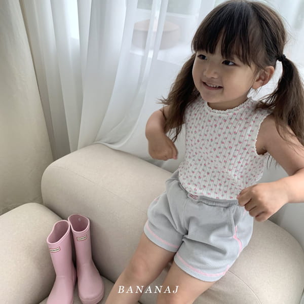 BANANA J - Korean Children Fashion - #Kfashion4kids - Waffle Shorts - 6