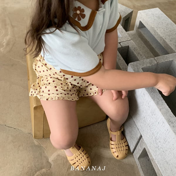 BANANA J - Korean Children Fashion - #Kfashion4kids - Flower Collar Tee - 8