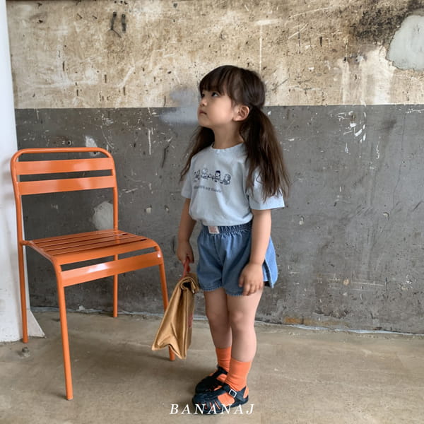 BANANA J - Korean Children Fashion - #Kfashion4kids - Molrang Denim Shorts - 5