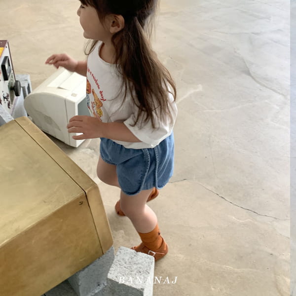 BANANA J - Korean Children Fashion - #Kfashion4kids - Molrang Denim Shorts - 8