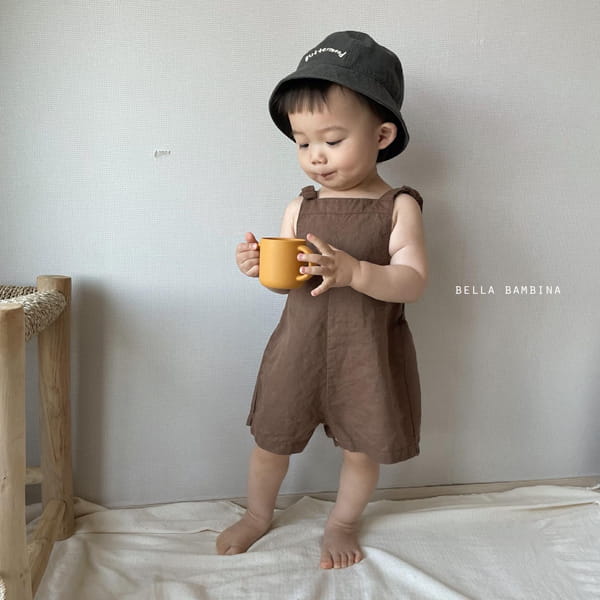 BELLA BAMBINA - Korean Children Fashion - #Kfashion4kids - Bebe Bagel Dungarees Bodysuit - 3