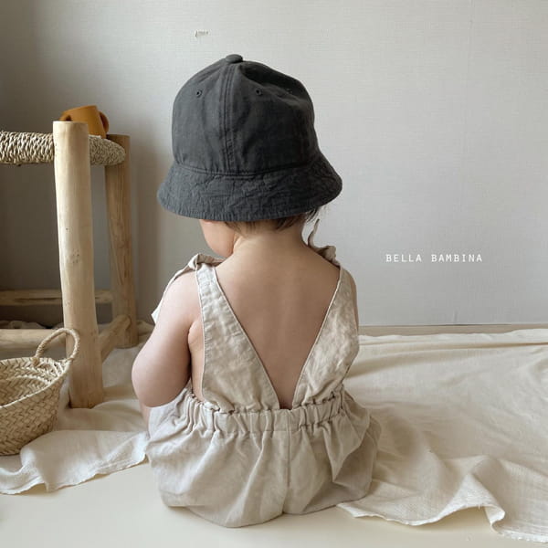 BELLA BAMBINA - Korean Children Fashion - #Kfashion4kids - Bebe Bagel Dungarees Bodysuit - 4