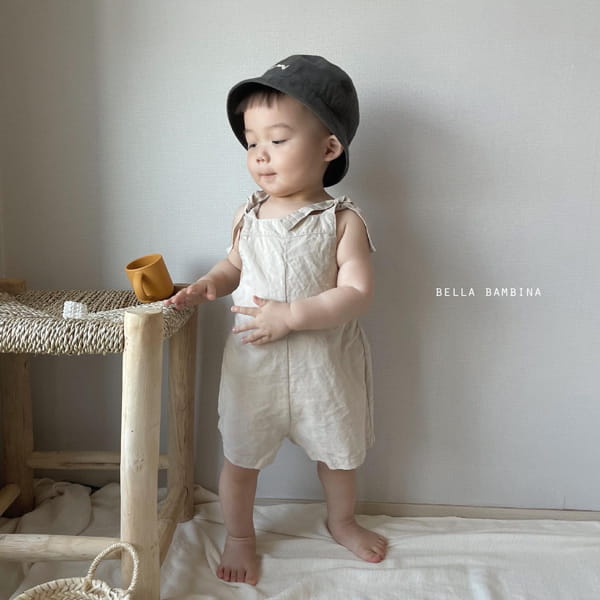 BELLA BAMBINA - Korean Children Fashion - #Kfashion4kids - Bebe Bagel Dungarees Bodysuit - 6