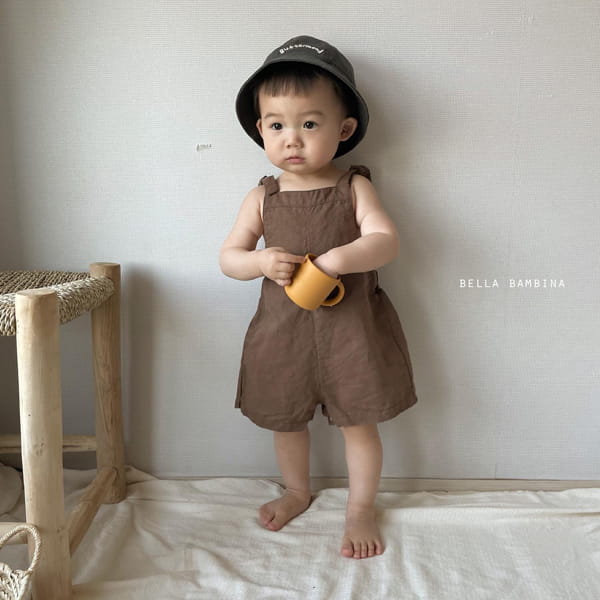 BELLA BAMBINA - Korean Children Fashion - #Kfashion4kids - Bebe Bagel Dungarees Bodysuit - 7