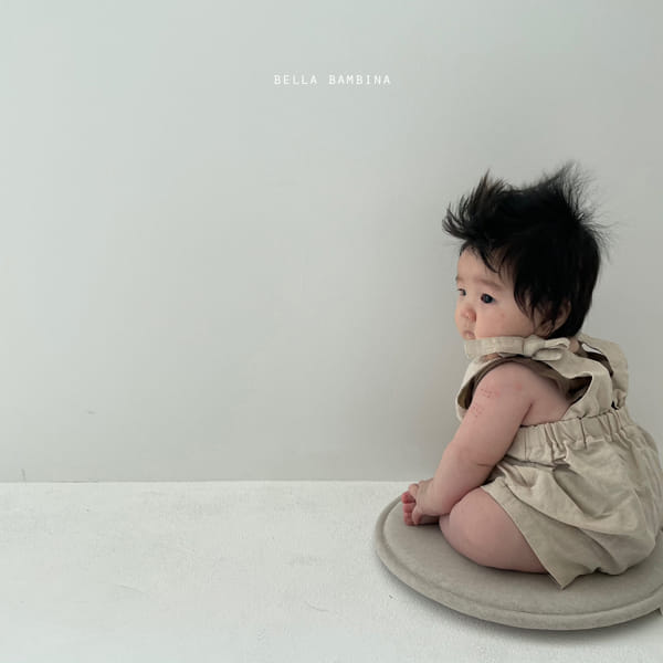 BELLA BAMBINA - Korean Children Fashion - #Kfashion4kids - Bebe Bagel Dungarees Bodysuit - 8