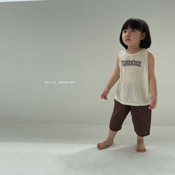 BELLA BAMBINA - Korean Children Fashion - #Kfashion4kids - River Simple Sleeveless Tee