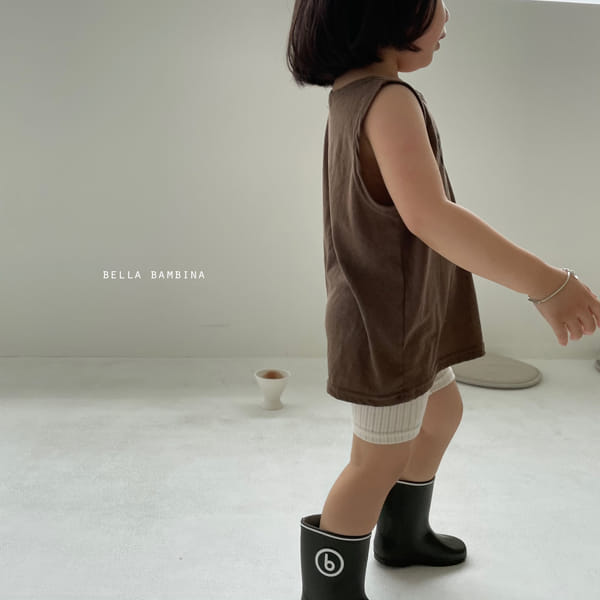 BELLA BAMBINA - Korean Children Fashion - #Kfashion4kids - River Simple Sleeveless Tee - 7