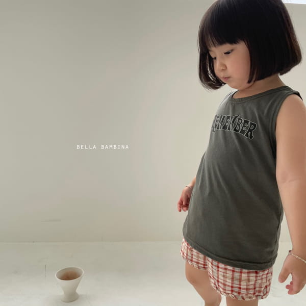 BELLA BAMBINA - Korean Children Fashion - #Kfashion4kids - River Simple Sleeveless Tee - 8