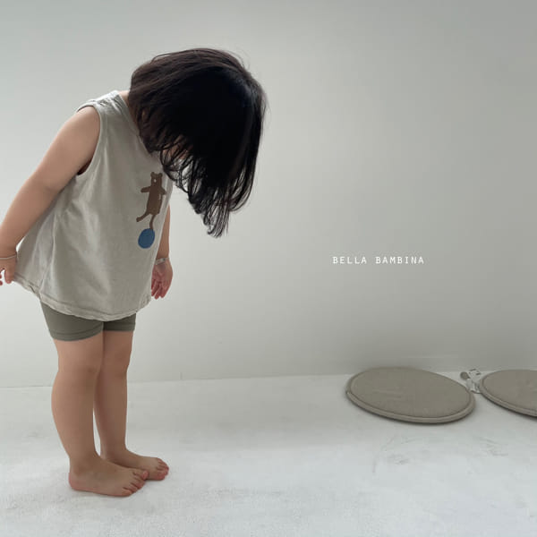 BELLA BAMBINA - Korean Children Fashion - #Kfashion4kids - Ddo Bear Sleeveless Tee - 2