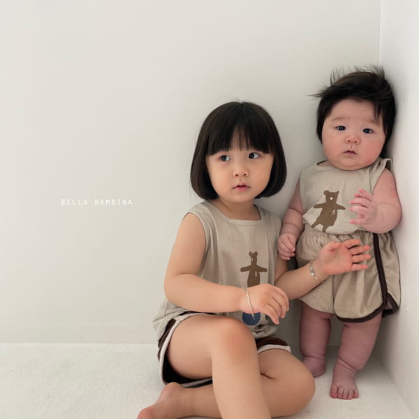 BELLA BAMBINA - Korean Children Fashion - #Kfashion4kids - Ddo Bear Sleeveless Tee - 8