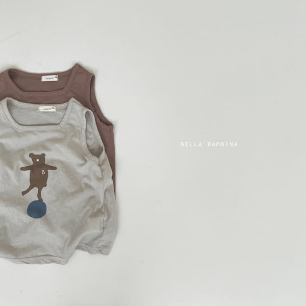 BELLA BAMBINA - Korean Children Fashion - #Kfashion4kids - Ddo Bear Sleeveless Tee - 9