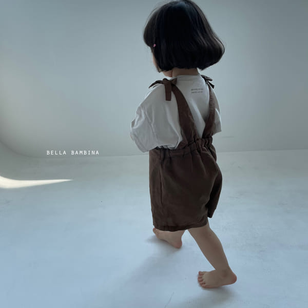 BELLA BAMBINA - Korean Children Fashion - #Kfashion4kids - Bagel Dungarees Pants - 4