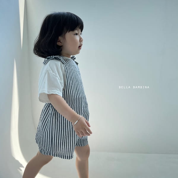 BELLA BAMBINA - Korean Children Fashion - #Kfashion4kids - Bagel Dungarees Pants - 6