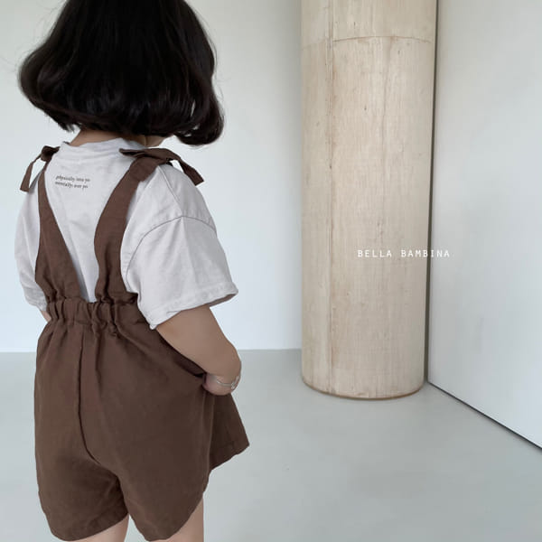 BELLA BAMBINA - Korean Children Fashion - #Kfashion4kids - Bagel Dungarees Pants - 7
