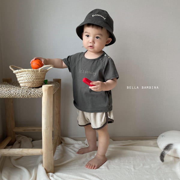 BELLA BAMBINA - Korean Children Fashion - #Kfashion4kids - BeBe Say Button Tee