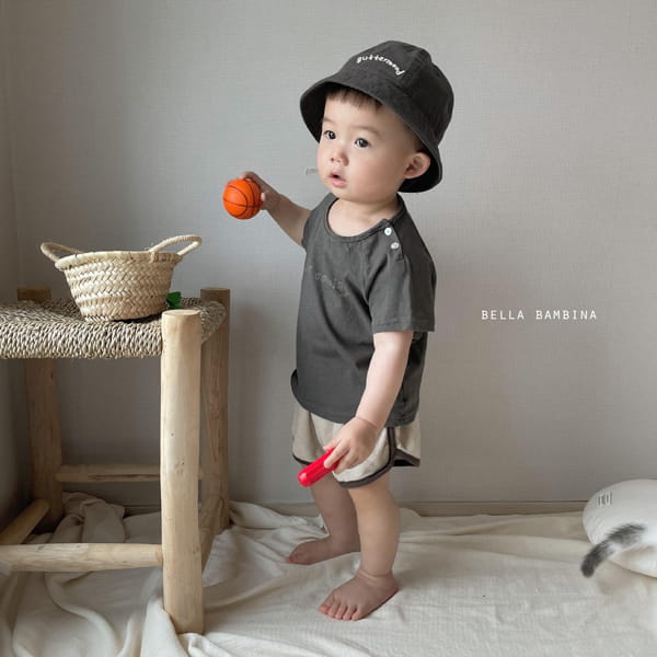 BELLA BAMBINA - Korean Children Fashion - #Kfashion4kids - BeBe Say Button Tee - 7