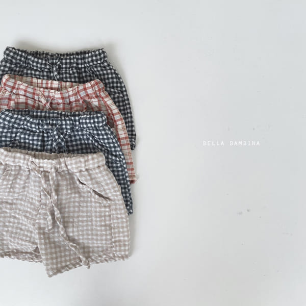 BELLA BAMBINA - Korean Children Fashion - #Kfashion4kids - Rodu Check Shorts - 10