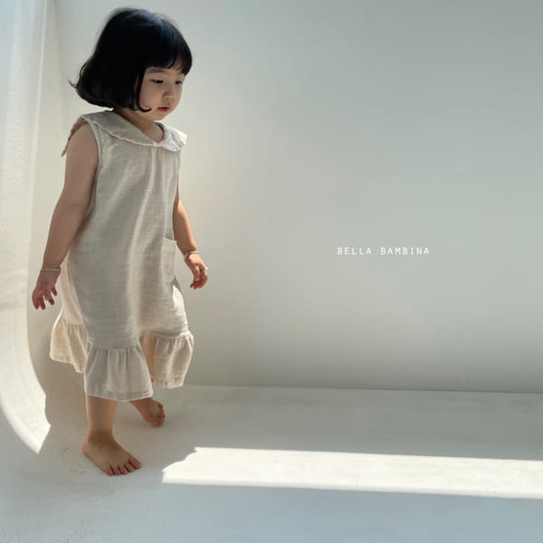 BELLA BAMBINA - Korean Children Fashion - #Kfashion4kids - Marine Collar One-piece