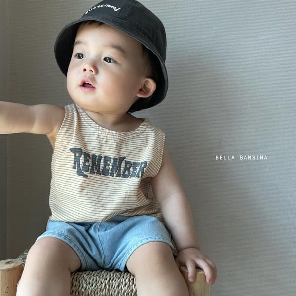 BELLA BAMBINA - Korean Children Fashion - #Kfashion4kids - Bebe River Stripes Sleeveless Tee - 2