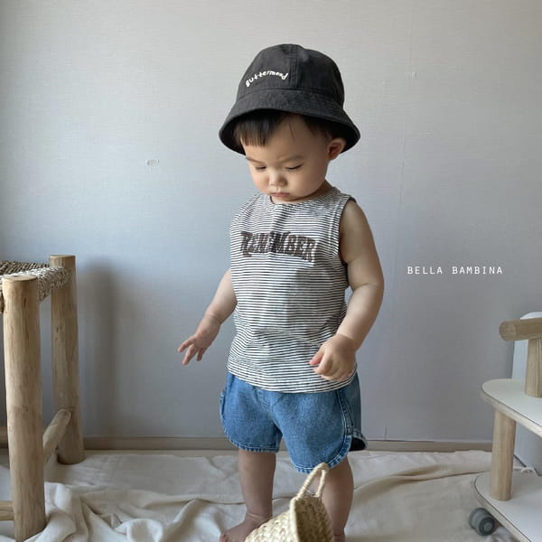BELLA BAMBINA - Korean Children Fashion - #Kfashion4kids - Bebe River Stripes Sleeveless Tee - 3