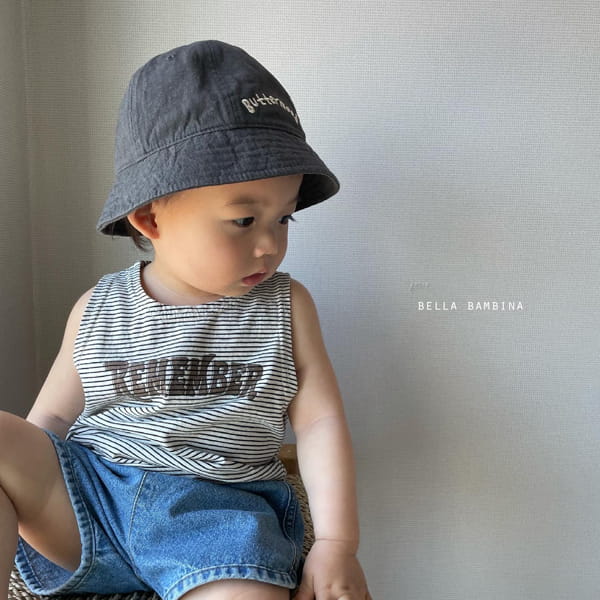 BELLA BAMBINA - Korean Children Fashion - #Kfashion4kids - Bebe River Stripes Sleeveless Tee - 5