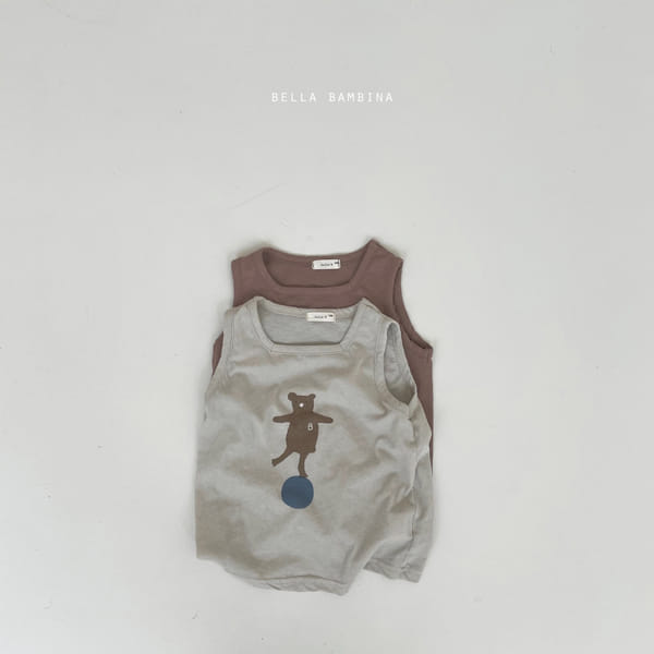 BELLA BAMBINA - Korean Children Fashion - #Kfashion4kids - Bebe Ddo Bear Sleeveless Tee - 11