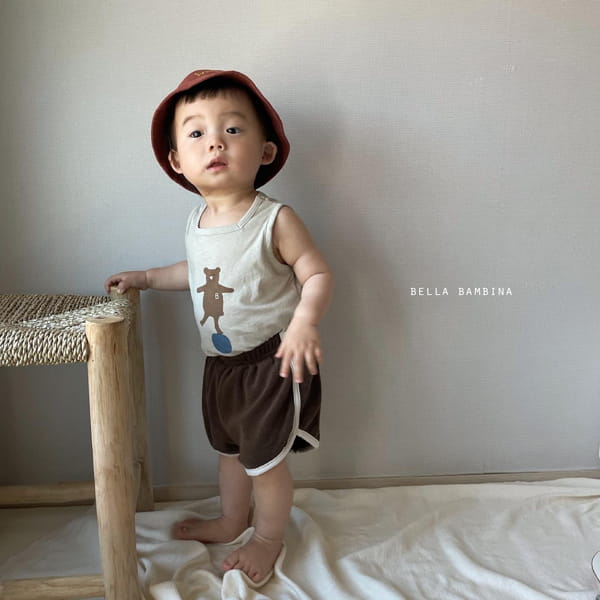 BELLA BAMBINA - Korean Children Fashion - #Kfashion4kids - Bebe Ddo Bear Sleeveless Tee - 3