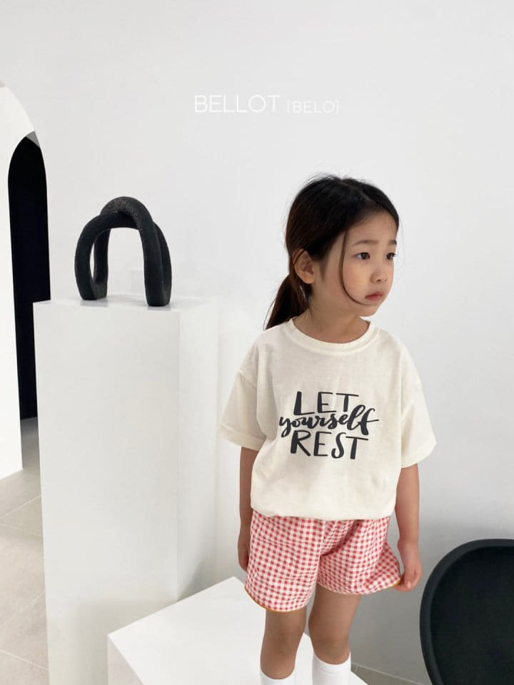 BELLOT - Korean Children Fashion - #Kfashion4kids - Check Shorts - 6