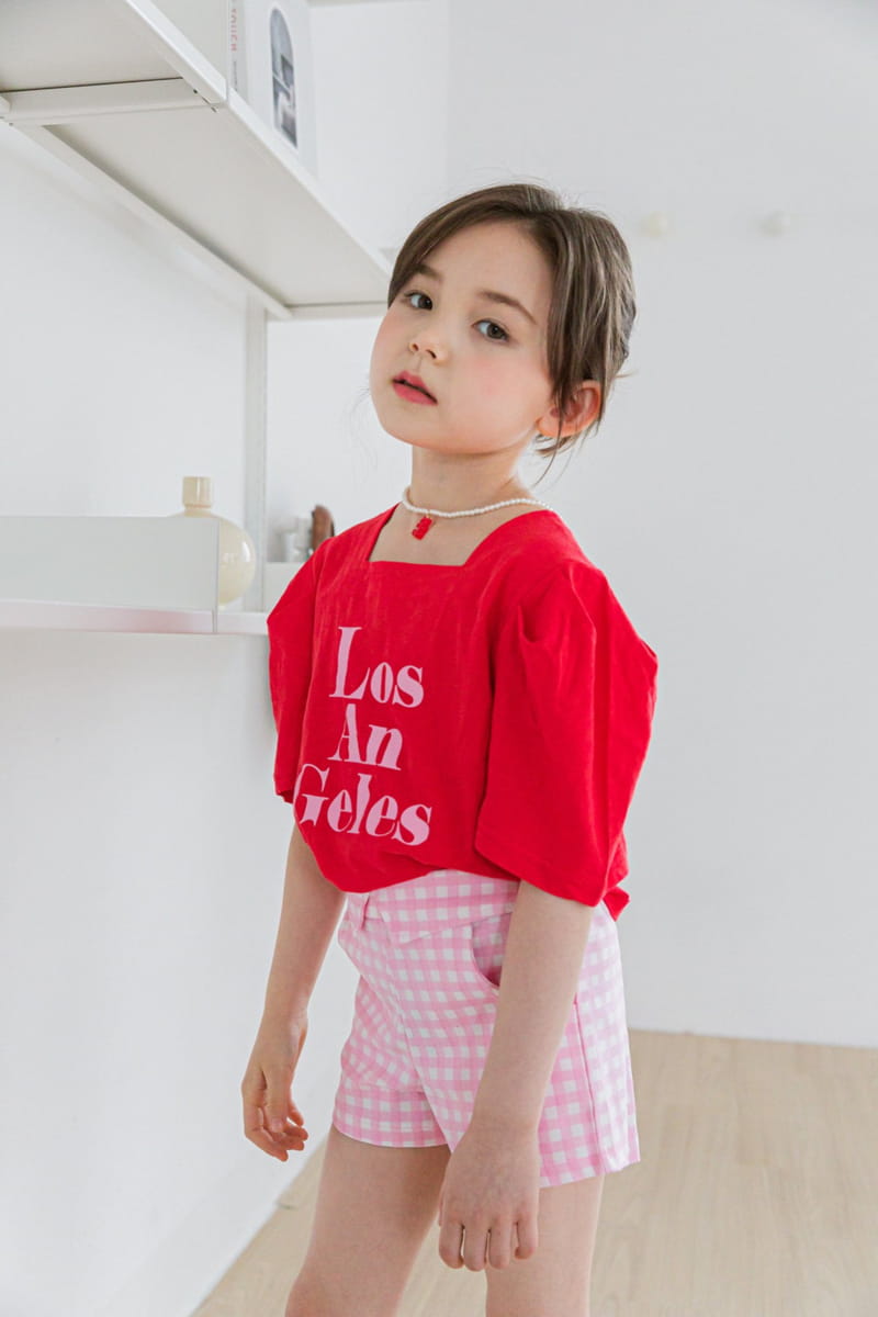 BERRY BERRY - Korean Children Fashion - #Kfashion4kids - Check Shorts - 7