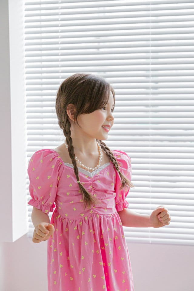 BERRY BERRY - Korean Children Fashion - #Kfashion4kids - Cherry One-piece - 12
