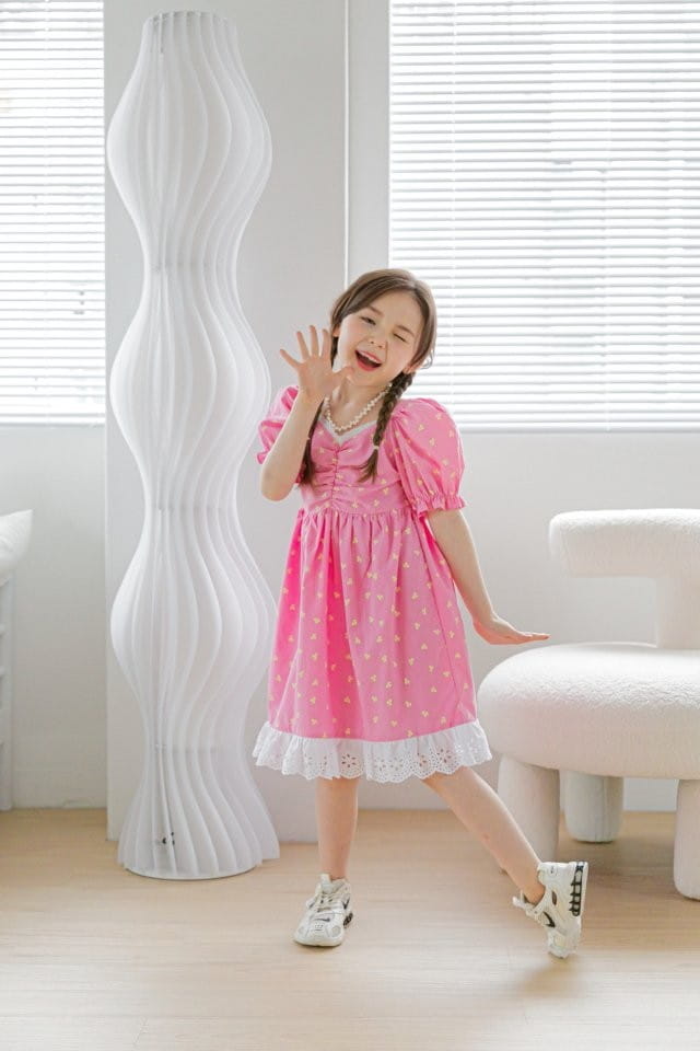 BERRY BERRY - Korean Children Fashion - #Kfashion4kids - Cherry One-piece - 3