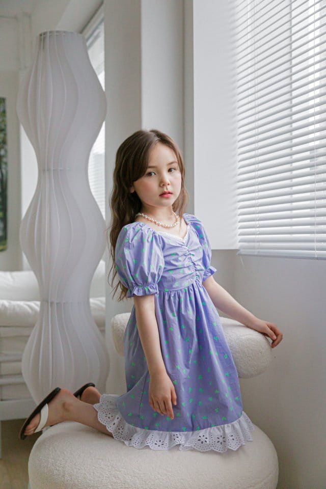 BERRY BERRY - Korean Children Fashion - #Kfashion4kids - Cherry One-piece - 5