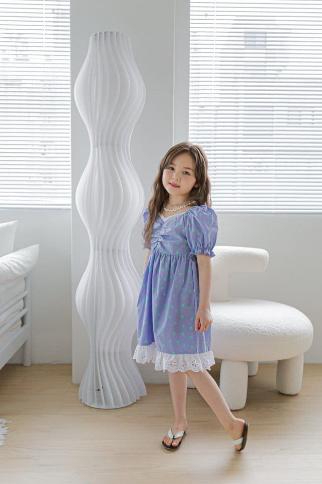 BERRY BERRY - Korean Children Fashion - #Kfashion4kids - Cherry One-piece - 8