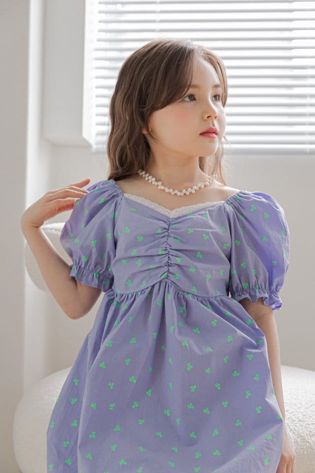 BERRY BERRY - Korean Children Fashion - #Kfashion4kids - Cherry One-piece - 9