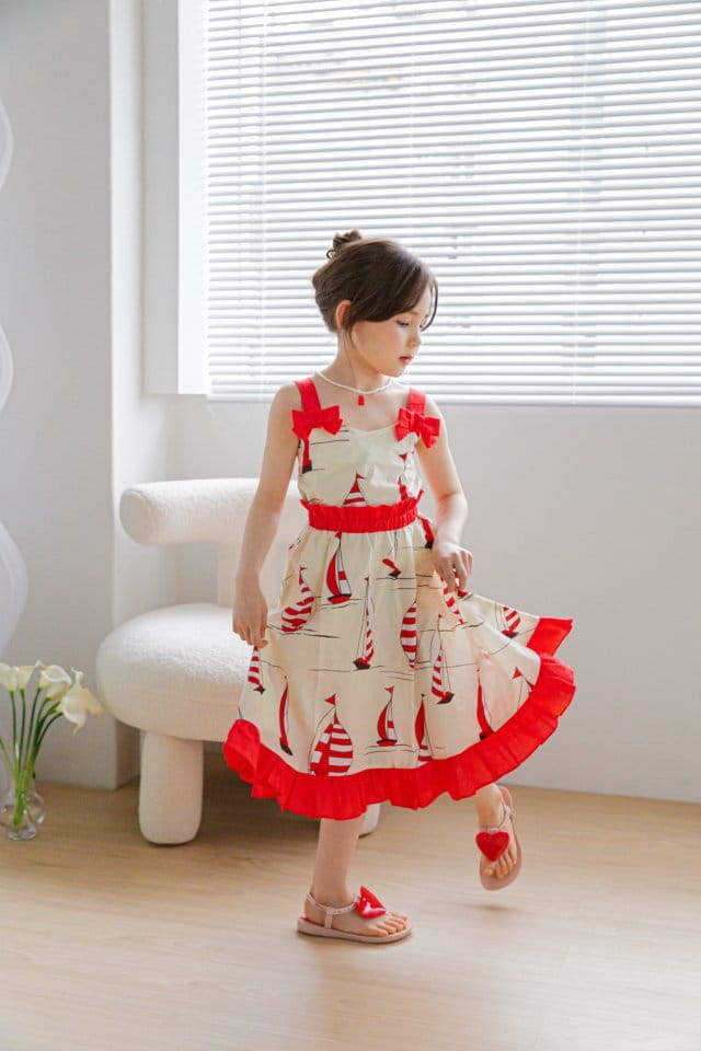 BERRY BERRY - Korean Children Fashion - #Kfashion4kids - Yacht Top Bottom Set - 4