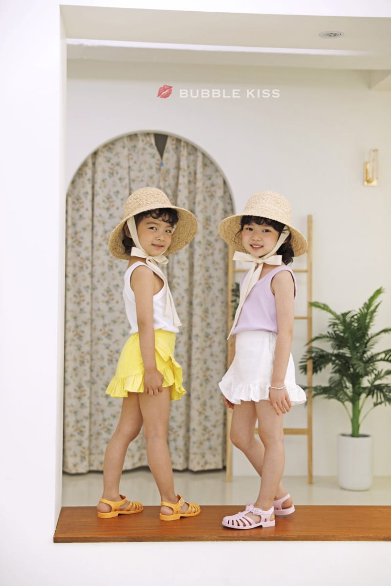 BUBBLE KISS - Korean Children Fashion - #Kfashion4kids - Linen Frill Shorts - 3