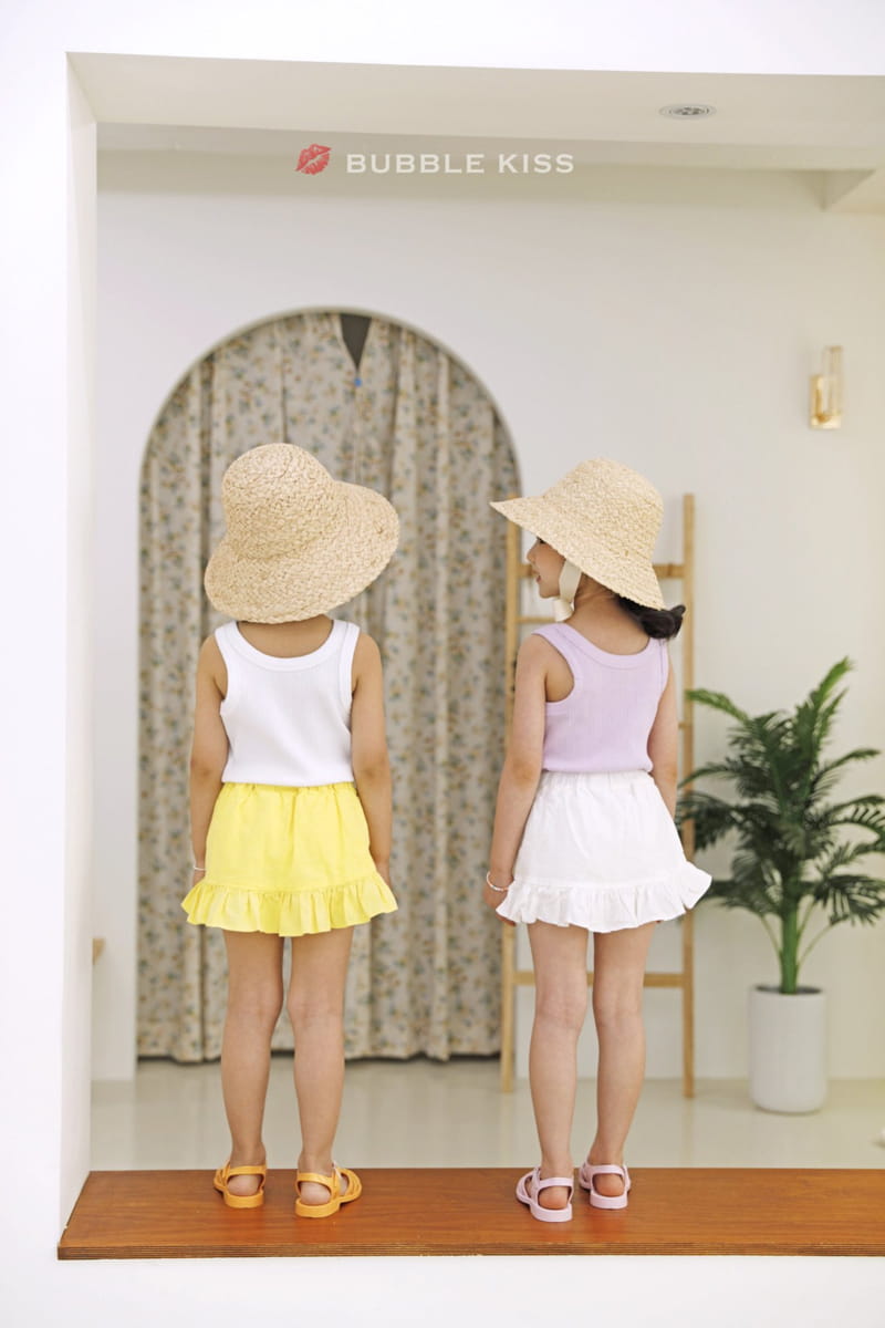 BUBBLE KISS - Korean Children Fashion - #Kfashion4kids - Linen Frill Shorts - 4