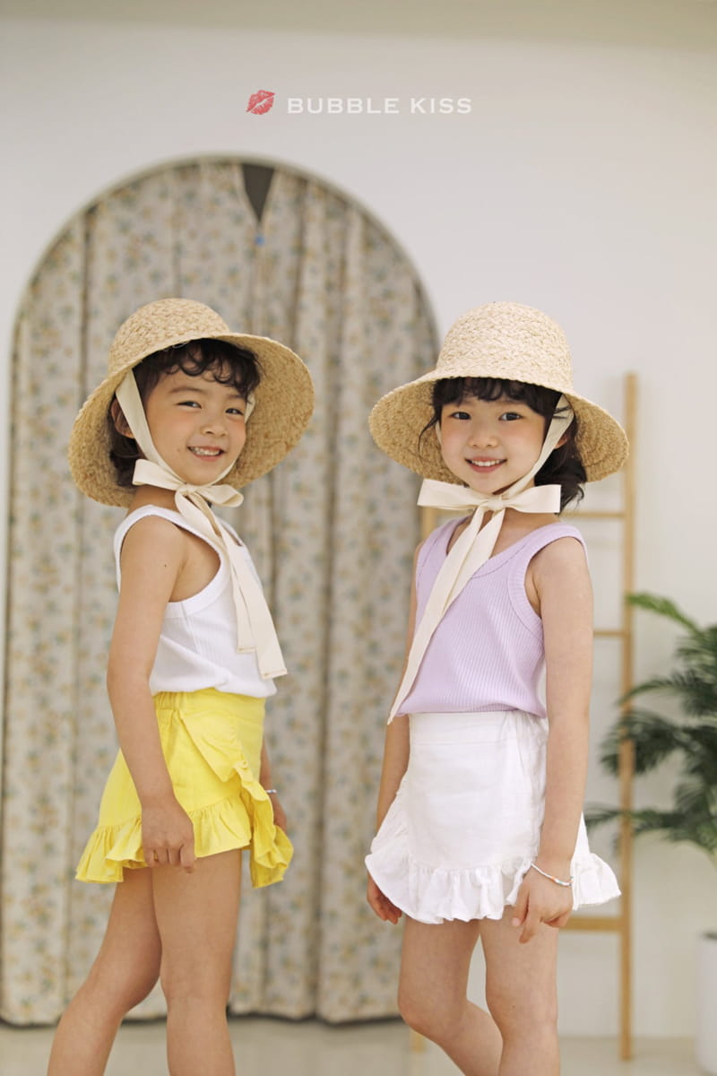 BUBBLE KISS - Korean Children Fashion - #Kfashion4kids - Linen Frill Shorts - 5